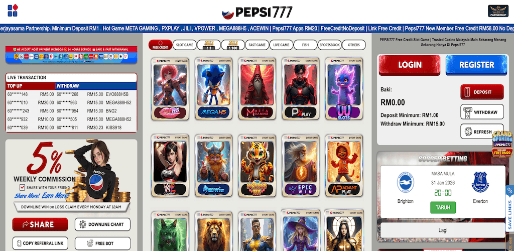 pepsi777 casino 